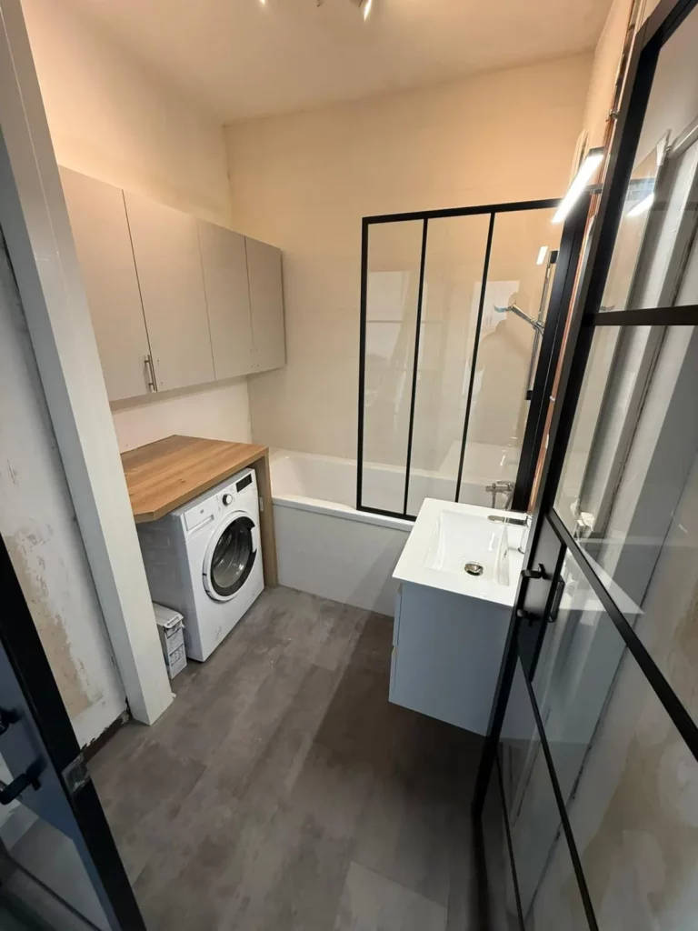 Salle de bain terminée